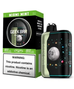 Miami Mint Geek Bar Pulse X platinum edition